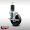 Service Caster 4'' SS Phenolic Swivel 1-5/8'' Expanding Stem Caster with Brake SCC-SSEX20S414-PHS-TLB-158 - alternate 3